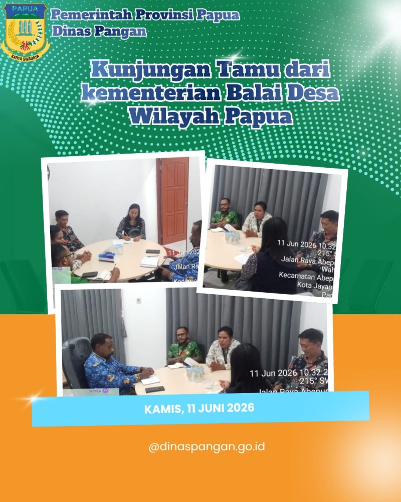 Kunjungan Tamu dari Kementrian Balai Desa Wilayah Papua pada Tanggal 11 Juni 2026