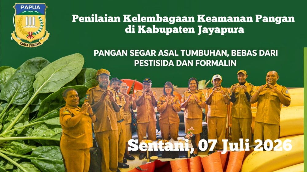 Penilaian Kelembagaan Keamanan di Kabupaten Jayapura Pangan.Selasa 7 Juli 2026