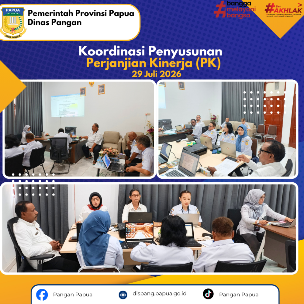 Koordinasi Penyusunan Perjanjian Kinerja (PK)