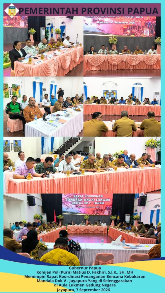 Rapat Koordinasi Penanganan Bencana Kebakaran Mandala Dok 5