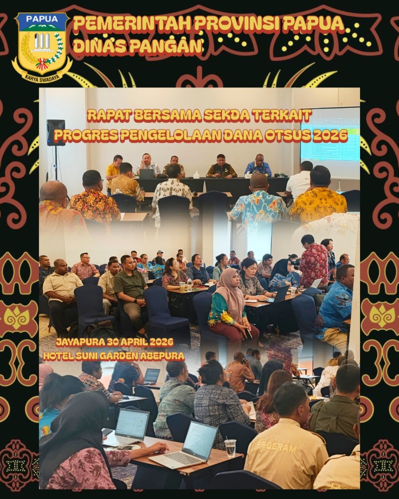 Rapat Bersama Setda Provinsi Papua Terkait Progress Pengelolaan Dana Otsus 2026