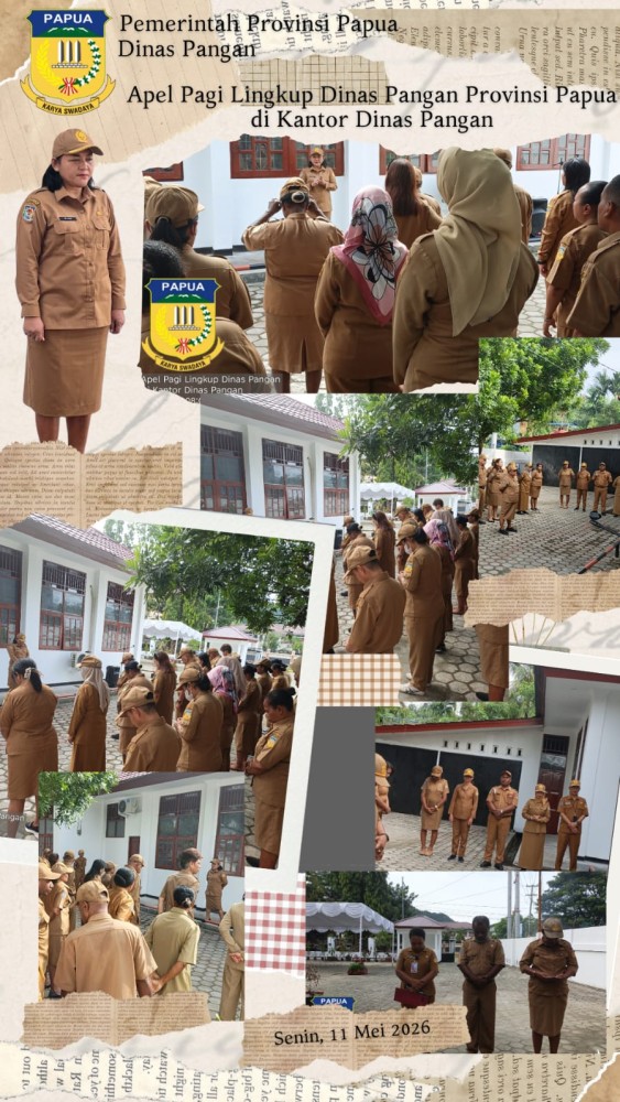 Apel Pagi Lingkup Dinas Pangan di Kantor Dinas Pangan Tanggal 11 Mei 2026