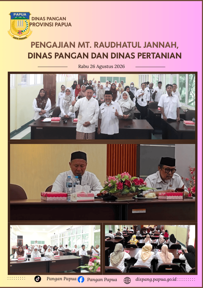 Pengajian MT. Raudhatul Jannah, Dinas Pangan dan Dinas Pertanian